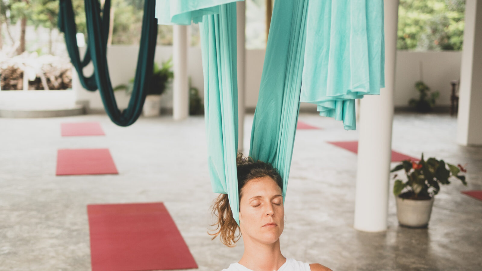 Aerial Yin Yoga